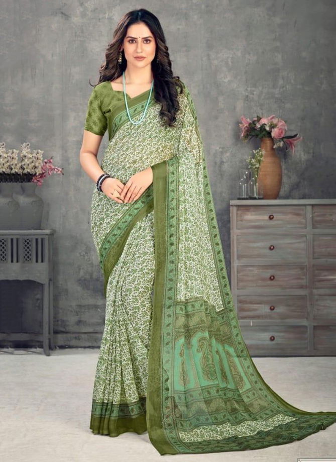 RUCHI KESARIYA CHIFFON 63rd EDITION Designer Casual Wear Chiffon Printed Saree Collection